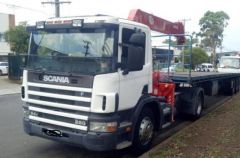 1999 Scania P Series P94 15m Boom Crane Truck for sale Ingleburn NSW