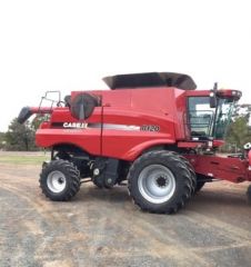 2009 Case IH 8120 &amp; 2013 Macdon Front &amp; Trailer for sale West Wyalong NSW