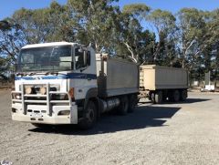 Dog Trailer Hino 700 Series Tipper Truck for sale Vic Eden Hope