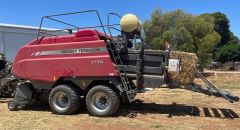 2009 Massey Ferguson 8x4x3 Square Baler with cutter for sale Wasleys SA