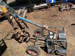 Post Hole Digger with 2 Augers for sale Camperdown Vic