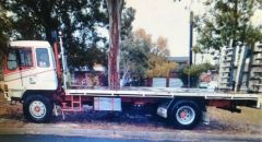 1988 Mitsubishi FM 515 Flat Top Tray Truck for sale ACT