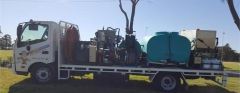 Hino 300 series hot water pressure cleaning truck for sale Maitland NSW