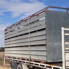 3 Deck Stock Crate 7m x 2.4m Trailer for sale Keith SA