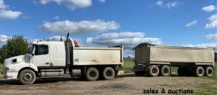 NH12 Volvo Tipper truck &amp; Quad Dog trailer for sale Boorowa NSW