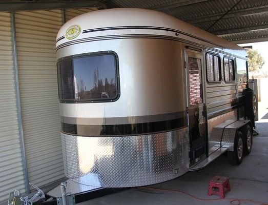 2016 Campbell 2 horse float for sale Broken Hill NSW 