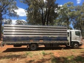 2007 GD Hino Truck &amp; Stock Crate for sale Benolong NSW