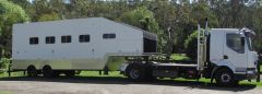 Mack auto truck and versatile trailer carries 6 horses for sale Mount White NSW