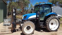 2001 NEW HOLLAND TS110 FORKLIFT TRACTOR FOR SALE STANTHORPE QLD
