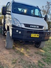 Turbo Diesel Crew Cab &amp; Table Top crane Truck for sale NSW Bredbo