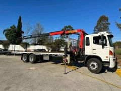 2012 Hino GH  Palfinger Crane Truck with 9 metre tray for sale Auburn NSW