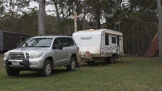 Toyota Sahara 4x4 purpose built semi off road caravan for sale Act