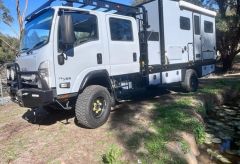  2023 Isuzu NPS 75/45-155 4x4 Crew Truck &amp; Camper for sale Camperfield Vic