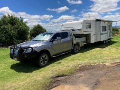 Caravan for sale Sth Gladstone Qld Trailblazer 2008 5th Wheeler &amp; 2018 Mazda BT-50 GT 