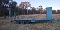 Tri-Axle Flat Deck Trailer for sale Armidale NSW