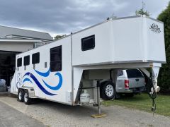 3 Horse Gooseneck &amp; Silverado Ute for sale Buff Point NSW