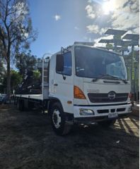 2004 Hino FG1J Ranger crane truck for sale Tuggrah NSW