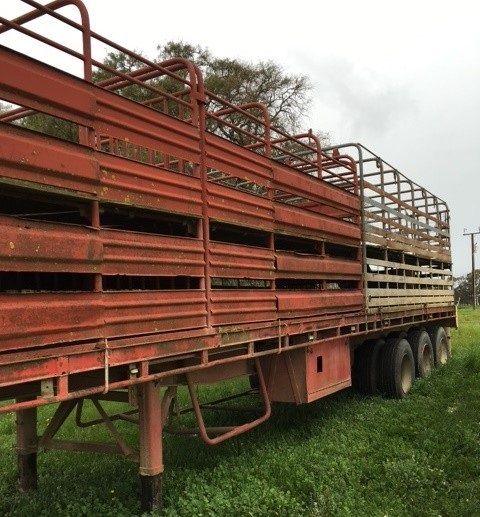 41 Foot Flat Top Trailer - 40Ft 2 Deck Stock Crate trailers for sale SA