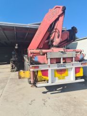 Volvo FM9 crane Truck &amp; Tri trailer for sale Drouin Vic