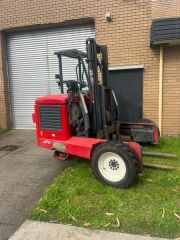 2016 3 wheel mounted Moffett m5, 25.3 forklift for sale Braeside Vic