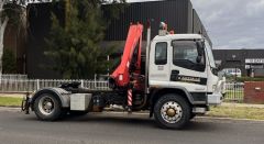 2005 Isuzu 950 Crane Truck &amp; Semi Trailer for sale Bayswater Nth Vic