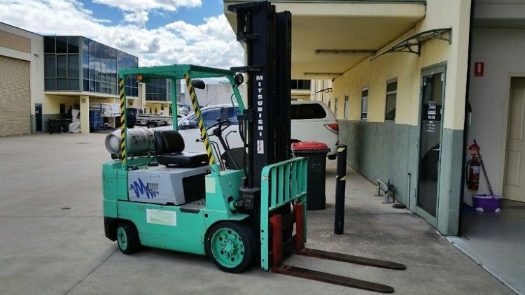 Mitsubishi 2 tier forklift plant and equipment for sale Seven Hills NSW