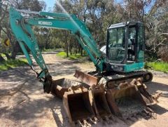 2019 Kobelco SK55SRX 6 %>% Ton Excavator for sale Wallan Vic