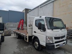 2014 Mitsubishi Canter Tray Crane Truck for sale Ingle Farm Qld