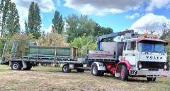 Volvo F7 truck 2.9ton Kato Crane &amp; Dog Trailer for sale Taralga NSW