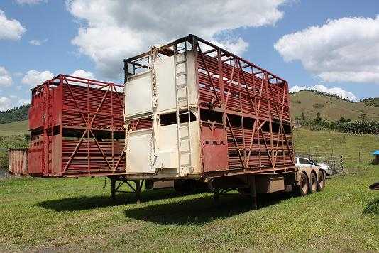 Trailers for sale QLD B-Double Stock Crate and Byrnes B Trailer Stock Crate