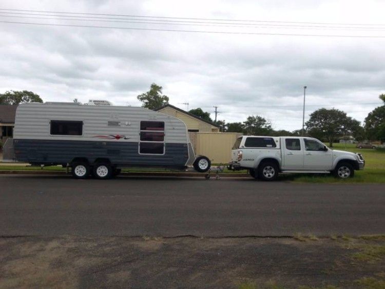 BT50 Ute 20 Foot Franklin caravan for sale QLD  REDUCED