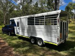Custom made 8.5m 3 Horse Gooseneck for sale Mount Mort Qld