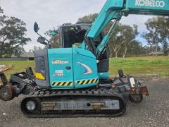 2017 Kobelco SK70-2 Hi-Rail Excavator for sale Londonberry NSW