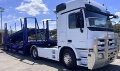 16 Mercedes Actros 5 car commercial carrier Trailer  sale Silver Water NSW