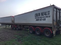 B/Double Hamelex White Tipper Trailers for sale Vic Warnambool