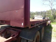 06/98 Southern Cross flat top A-trailer for sale Qld Morayfield