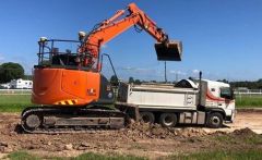 2017 Hitachi ZX135 Crawler Excavator &amp; Trimcle GPS for sale Casino NSW
